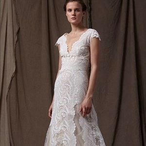 Lela Rose Lace Wedding Dress